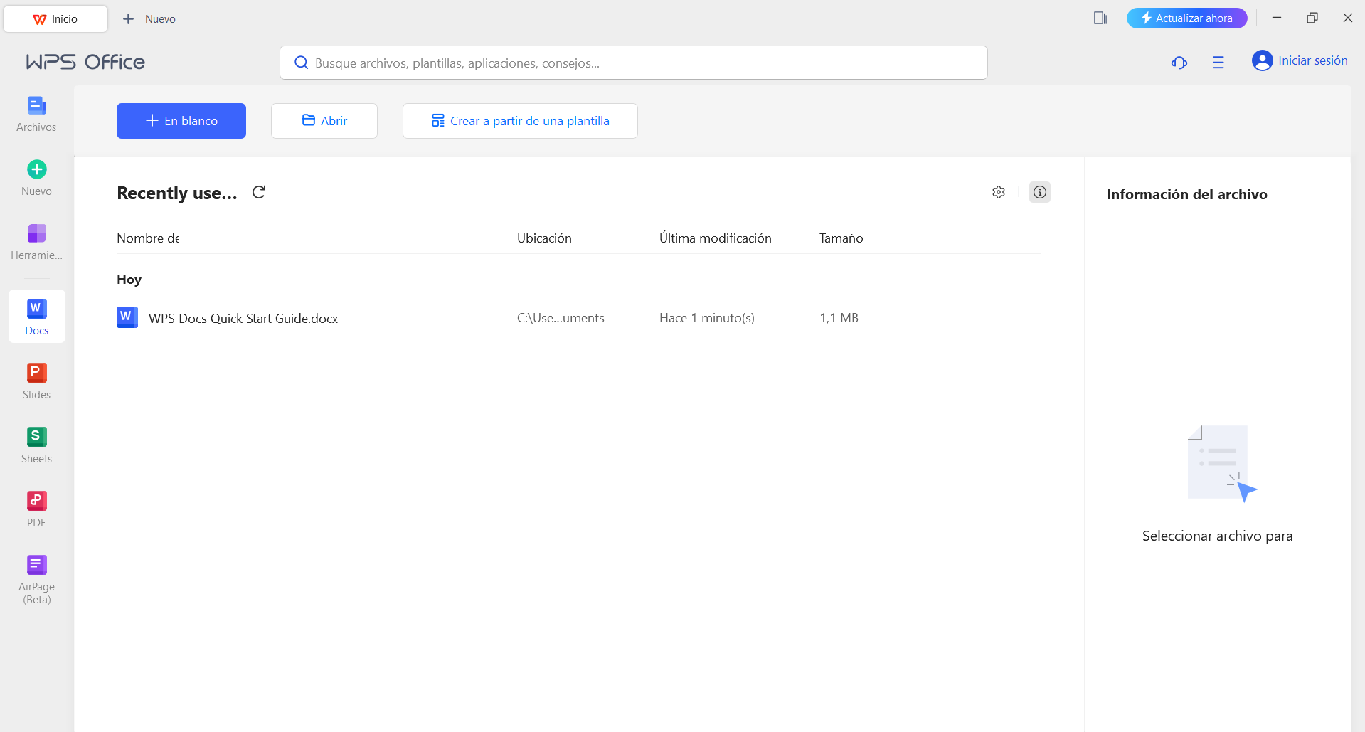 WPS Office — imagen 7
