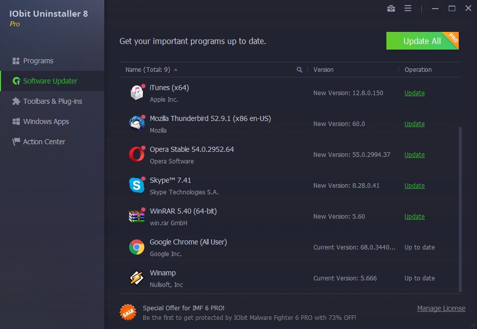 IObit Uninstaller Pro — imagen 1