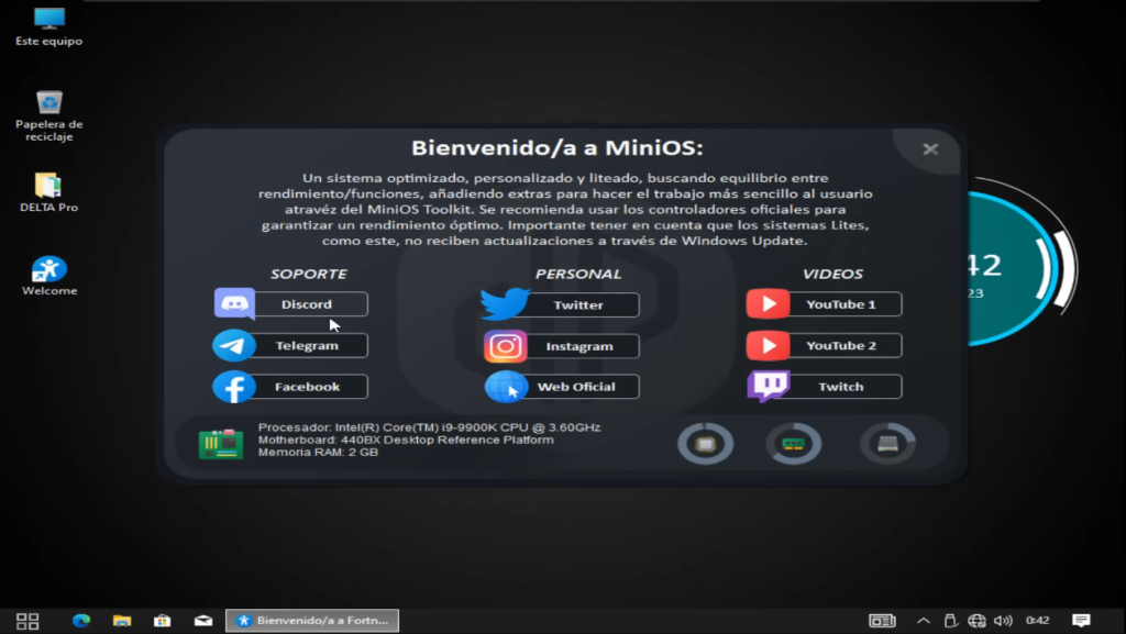Windows 10 MiniOS — imagen 1