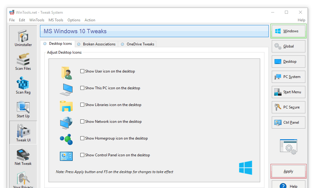 WinTools net Professional — imagen 3