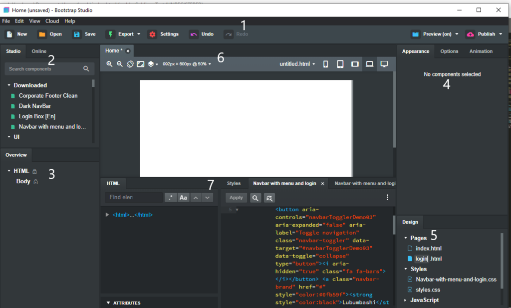 Bootstrap Studio — imagen 4