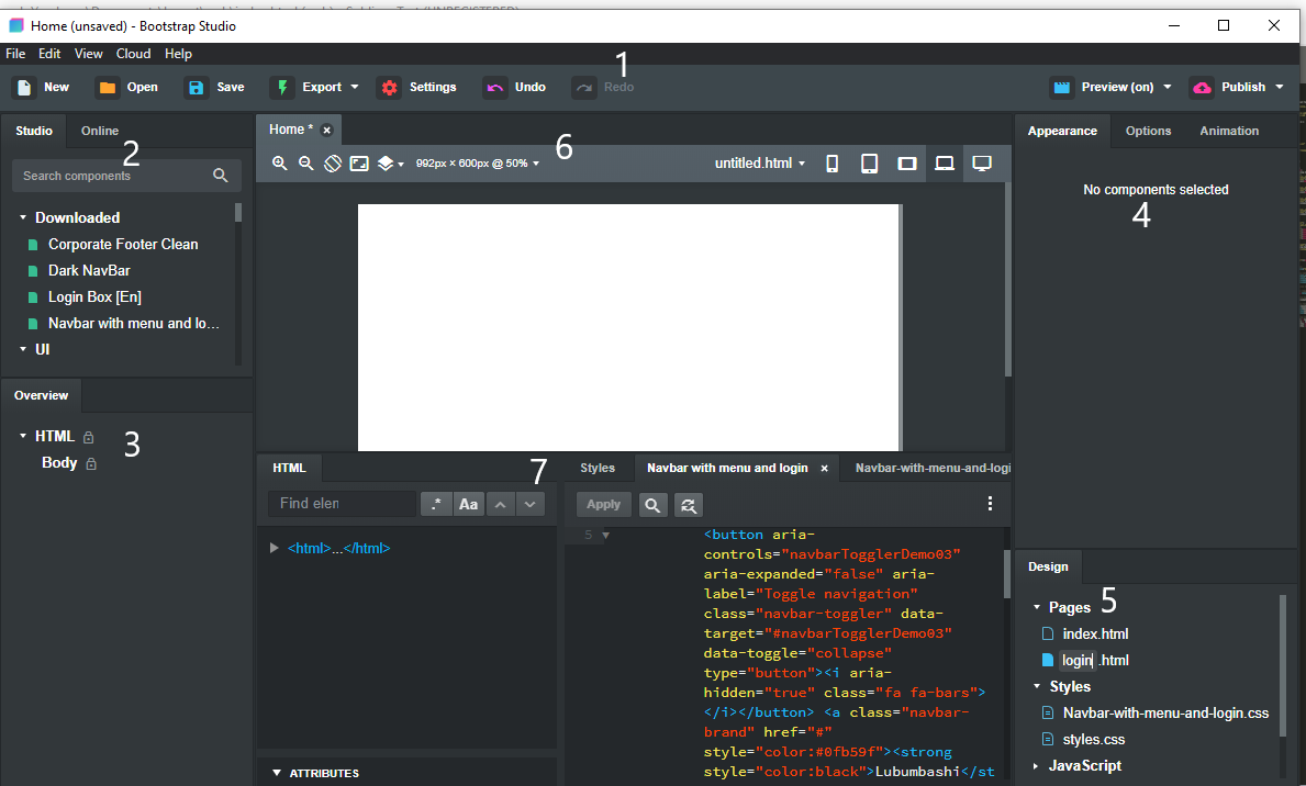 Bootstrap Studio — imagen 4
