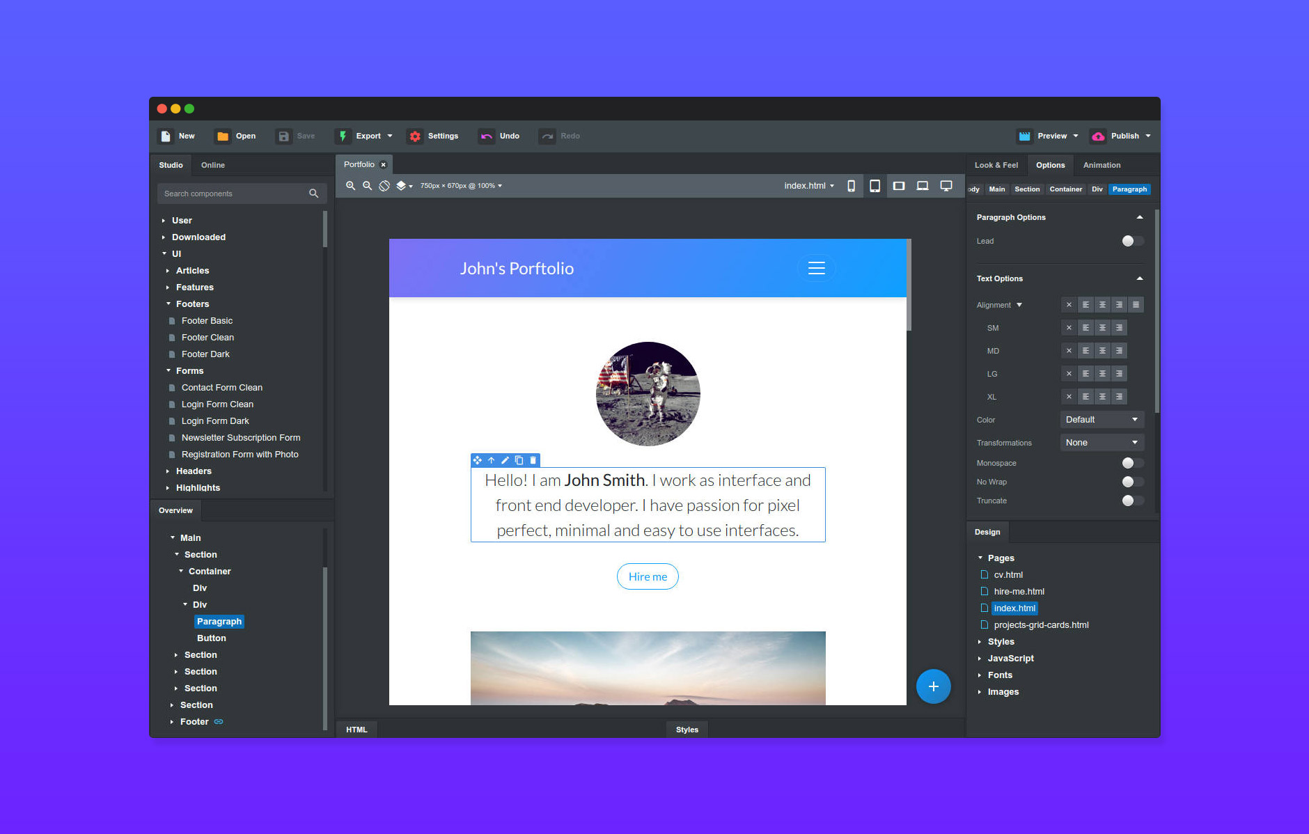 Bootstrap Studio — imagen 2