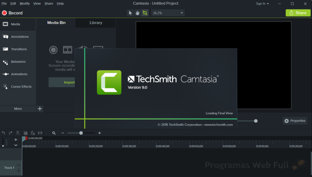 Camtasia Studio — imagen 2