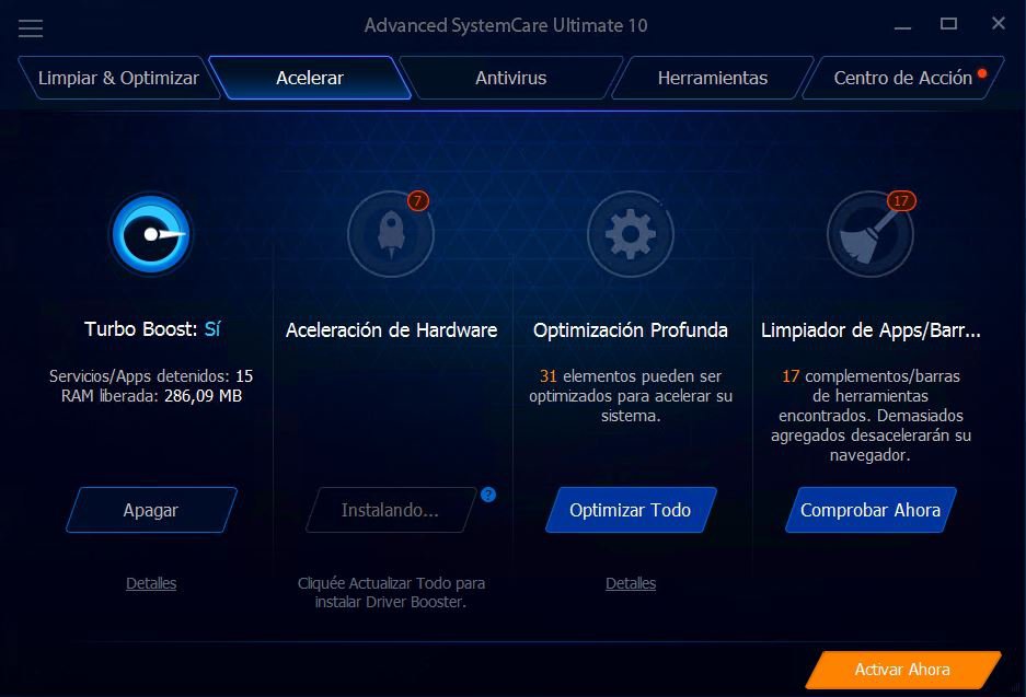 Advanced SystemCare Ultimate — imagen 2